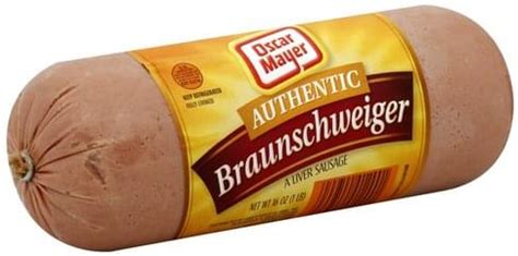 liver sausage vs braunschweiger